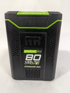 lot 735 image: Greenworks 80V 144WH Battery  - Tested