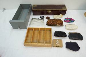 vintage coin purses and coin boxes