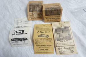 vintage bank deposit envelopes