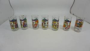 1960s Drinkware Glasses the Flintstones