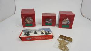 Liberty FallsAmericana Collection Miniature Hand Painted Village Pieces etc.
