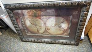 Beautiful Large Framed World Print...30 x 40