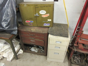 lot 312 image: VINTAGE CABINETS WITH HARDWARE INCLUDED