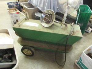 lot 326 image: THE GREEN LINE PROPANE HEATER PLUS ADDITIONAL HEATER