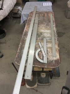 lot 365 image: T-SQUARES, STRAIGHT EDGES AND OTHER MEASURING DEVICES