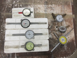 lot 410 image: MANY DIAL INDICATORS