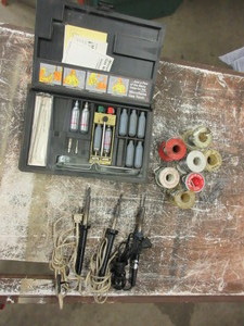 lot 424 image: SOLDERING IRONS AND ACCESSORIES