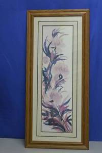 lot 6 image: Primrose Peonies by Henry Howells framed print