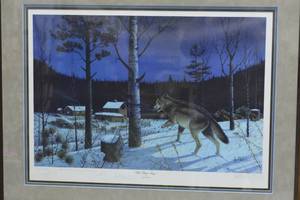 lot 7 image: Old Three Legs by Les C Kouba Signed AWAG Artists Proof