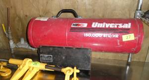 lot 27 image: 150,000 BTU propane heater
