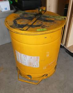 lot 52 image: Oily rag safety container