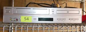lot 54 image: Memorex VHS DVD player untested