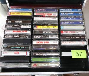 lot 57 image: Lot of cassettes in cases