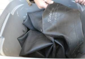 lot 69 image: Tote of inner tubes - Firestone KR16 and two Kenda MR1415