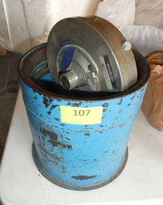 lot 107 image: Interesting safe, dont know the combo