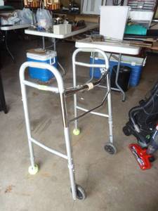 lot 124 image: Folding walker in nice condition
