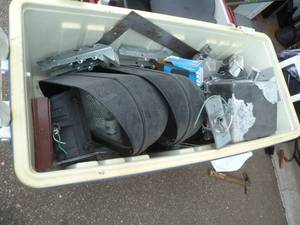 lot 222 image: cooler full of commercial lights