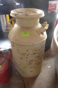 lot 232 image: milk can