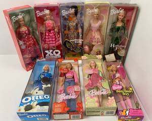 lot 39 image: Group Of Barbies In Original Boxes