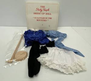 lot 68 image: Vintage Shirley Temple Dress Up Doll  Susannah Of The Mounties  Outfit