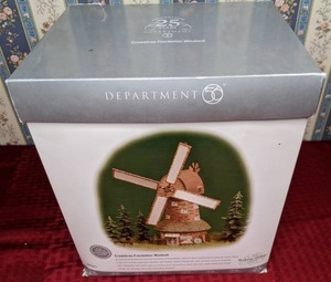 lot 94 image: Department 56 Heritage Village Collection Dickens Village Series Crowntree Freckleton Windmill