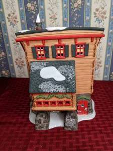 lot 503 image: Vintage Department 56 Heritage Village Collection Elves Trade School North Pole Series