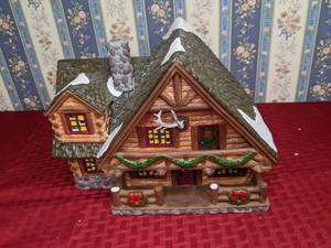 lot 519 image: Vintage Department 56 The Original Snow Village Hunting Lodge