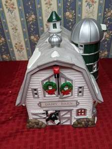 lot 152 image: Department 56 The Original Snow Village Dairy Barn