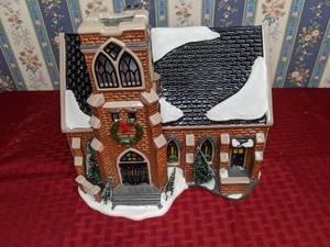 lot 151 image: Department 56 The Original Snow Village New Hope Church