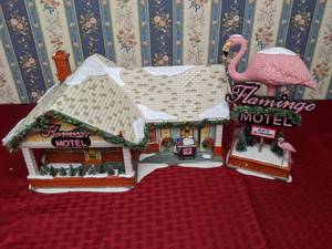 lot 186 image: Department 56 The Original Snow Village The Flamingo Motel