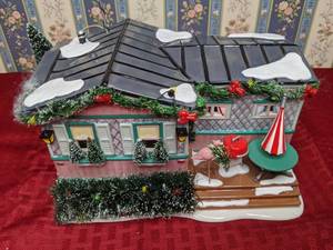 lot 185 image: Department 56 The Original Snow Village Lot 57, Christmas Court