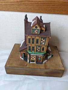 lot 487 image: Vintage Department 56 Heritage Village Collection J. Lytes Coal Merchant Dickens Village Series