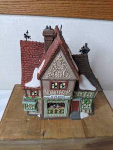 lot 161 image: RETIRED Vintage Department 56 Heritage Village Collection Nettie Quinn Puppets & Marionettes Dickens Village Series