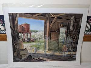 lot 104 image: Fine Art Print Talk of Spring Signed by Artist Charles Peterson