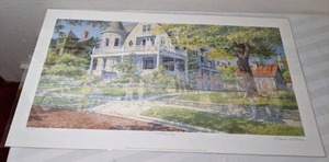 lot 105 image: Fine Art Print Auction Day Numbered and Signed by Artist Charles Peterson