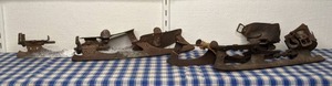 lot 58 image: Two Pair of Vintage Metal Ice Skates
