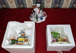 lot 355 image: Vintage Department 56 Heritage Village Collection, The Original Snow Village, & North Pole Series, Set of (3)