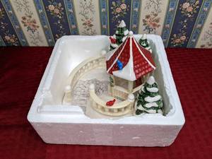 lot 366 image: Vintage Department 56 The Original Snow Village Gazebo