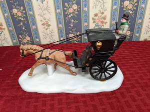 lot 227 image: Vintage Department 56 Heritage Village Collection Kings Road Cab