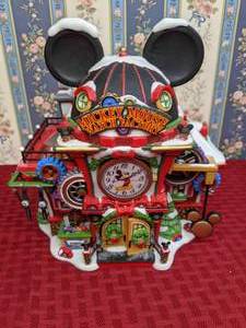 lot 217 image: Vintage Department 56 North Pole Series Mickey Mouse Watch Factory