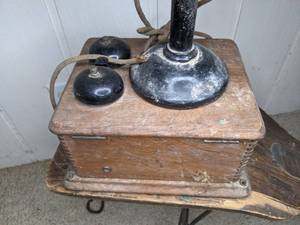 lot 331 image: Antique Phone - Dont Miss This Amazing Find