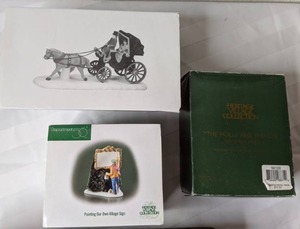 lot 363 image: Vintage Department 56 Heritage Village Collection, Set of (3)