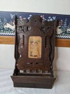 lot 376 image: Vintage Wall Organizer