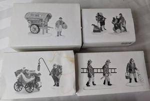 lot 357 image: Vintage Department 56 Heritage Village Collection, Set of (4)