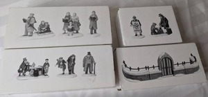 lot 358 image: Vintage Department 56 Heritage Village Collection, Set of (4)