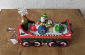 lot 276 image: Department 56 North Pole Series Northern Lights Ornament Car