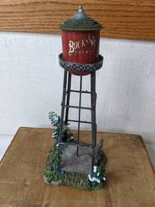 lot 268 image: Department 56 Christmas Village Bucks County Water Tower