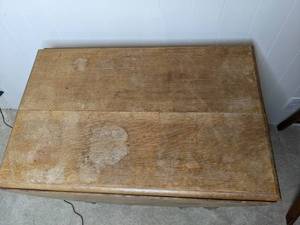 lot 694 image: Vintage Table with Extendable Ends