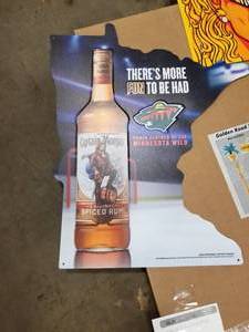 lot 509 image: Captain Morgan Spiced Rum  MN Wild Tin Sign