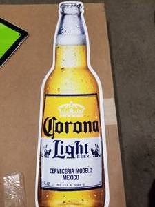 lot 511 image: Corona Light Tin Sign